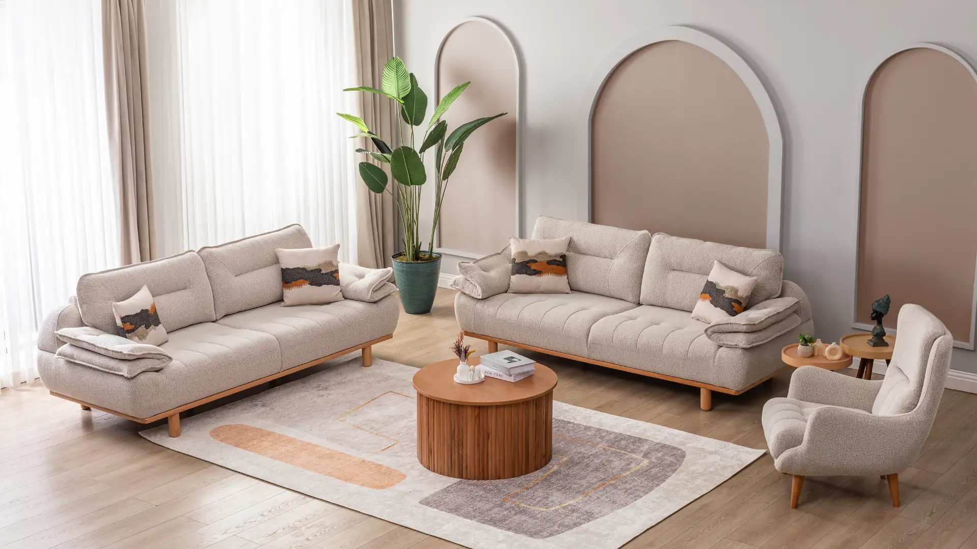 tiga sofa set