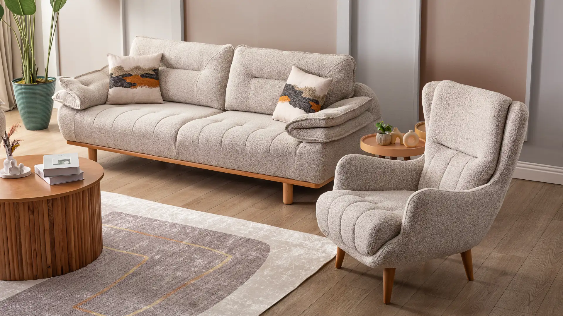 tiga sofa set